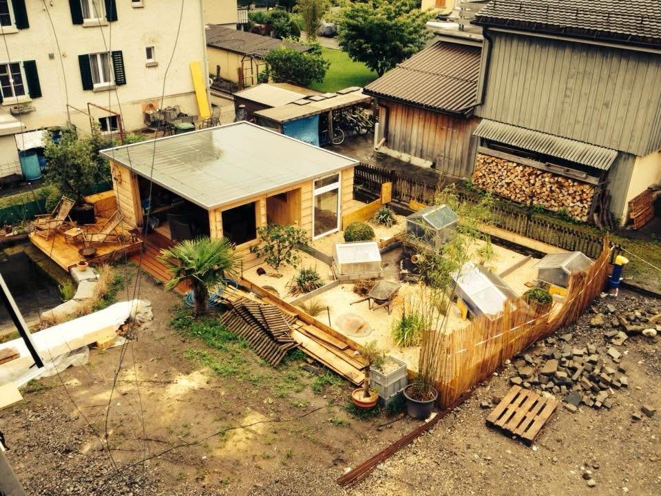 Holztreppe und Innenausbau